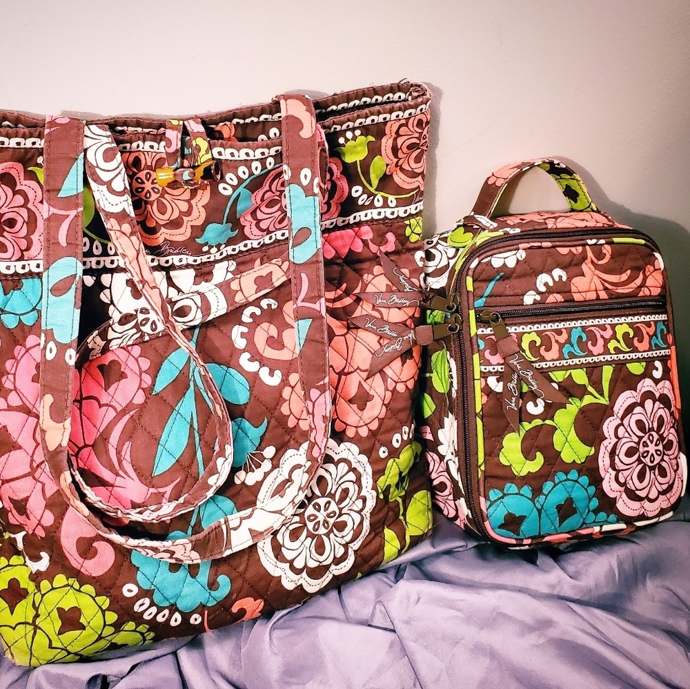 Vera Bradley Tote and Lunch Bag